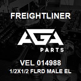 VEL 014988 Freightliner 1/2X1/2 FLRD MALE EL | AGA Parts