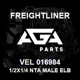 VEL 016984 Freightliner 1/2X1/4 NTA MALE ELB | AGA Parts