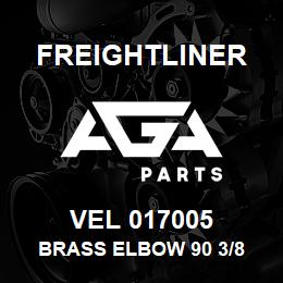 VEL 017005 Freightliner BRASS ELBOW 90 3/8 | AGA Parts