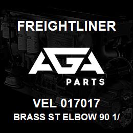 VEL 017017 Freightliner BRASS ST ELBOW 90 1/ | AGA Parts