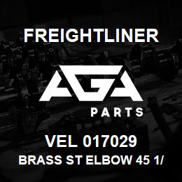 VEL 017029 Freightliner BRASS ST ELBOW 45 1/ | AGA Parts