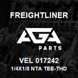 VEL 017242 Freightliner 1/4X1/8 NTA TEE-THD | AGA Parts