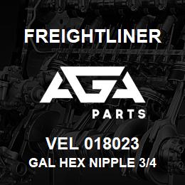 VEL 018023 Freightliner GAL HEX NIPPLE 3/4 | AGA Parts