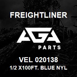 VEL 020138 Freightliner 1/2 X100FT. BLUE NYL | AGA Parts