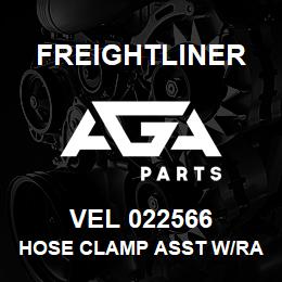 VEL 022566 Freightliner HOSE CLAMP ASST W/RA | AGA Parts