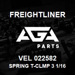 VEL 022582 Freightliner SPRING T-CLMP 3 1/16 | AGA Parts