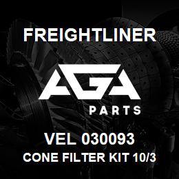 VEL 030093 Freightliner CONE FILTER KIT 10/32 MPT | AGA Parts