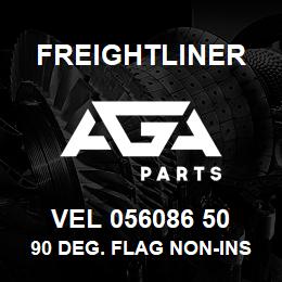 VEL 056086 50 Freightliner 90 DEG. FLAG NON-INSULATED 22-18 | AGA Parts