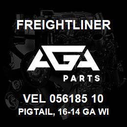 VEL 056185 10 Freightliner PIGTAIL, 16-14 GA WIRE SIZE | AGA Parts