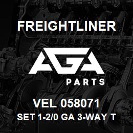 VEL 058071 Freightliner SET 1-2/0 GA 3-WAY T | AGA Parts