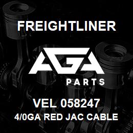 VEL 058247 Freightliner 4/0GA RED JAC CABLE | AGA Parts