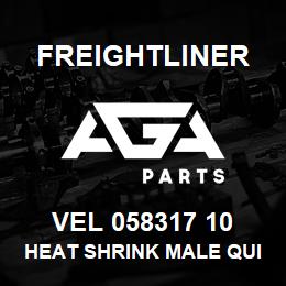 VEL 058317 10 Freightliner HEAT SHRINK MALE QUICK SLIDE 12-10 | AGA Parts