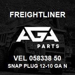 VEL 058338 50 Freightliner SNAP PLUG 12-10 GA NYLON .156IN. SNAP | AGA Parts