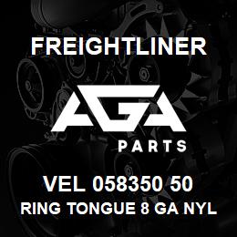 VEL 058350 50 Freightliner RING TONGUE 8 GA NYLON 12-14 STUD | AGA Parts