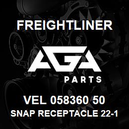 VEL 058360 50 Freightliner SNAP RECEPTACLE 22-18 GA NYLON .180IN. | AGA Parts