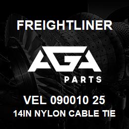 VEL 090010 25 Freightliner 14IN NYLON CABLE TIES WITH 1/4IN. STUD | AGA Parts