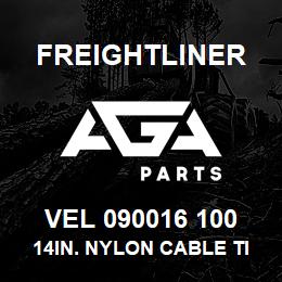 VEL 090016 100 Freightliner 14IN. NYLON CABLE TIES | AGA Parts