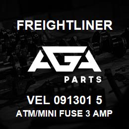 VEL 091301 5 Freightliner ATM/MINI FUSE 3 AMP | AGA Parts