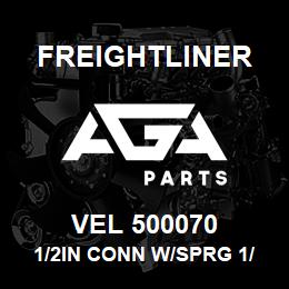 VEL 500070 Freightliner 1/2IN CONN W/SPRG 1/ | AGA Parts