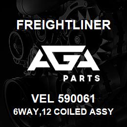 VEL 590061 Freightliner 6WAY,12 COILED ASSY | AGA Parts