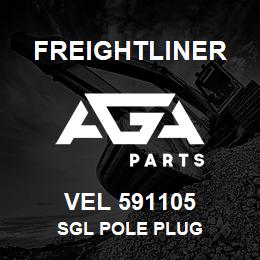 VEL 591105 Freightliner SGL POLE PLUG | AGA Parts