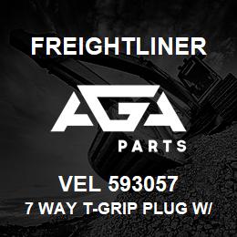 VEL 593057 Freightliner 7 WAY T-GRIP PLUG W/ | AGA Parts