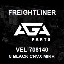 VEL 708140 Freightliner 8 BLACK CNVX MIRR | AGA Parts