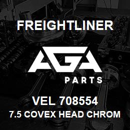 VEL 708554 Freightliner 7.5 COVEX HEAD CHROME CENTER MOUNT | AGA Parts