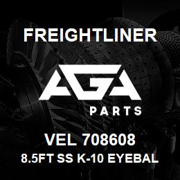 VEL 708608 Freightliner 8.5FT SS K-10 EYEBALL MIRROR HEAD | AGA Parts