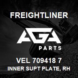 VEL 709418 7 Freightliner INNER SUPT PLATE, RH | AGA Parts