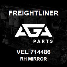 VEL 714486 Freightliner RH MIRROR | AGA Parts