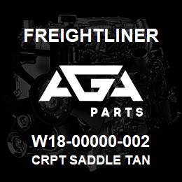 W18-00000-002 Freightliner CRPT SADDLE TAN | AGA Parts