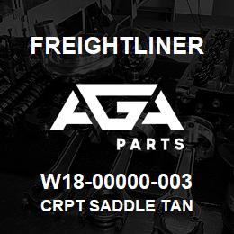 W18-00000-003 Freightliner CRPT SADDLE TAN | AGA Parts