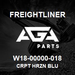 W18-00000-018 Freightliner CRPT HRZN BLU | AGA Parts