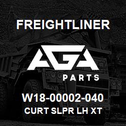 W18-00002-040 Freightliner CURT SLPR LH XT | AGA Parts