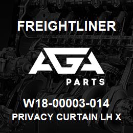 W18-00003-014 Freightliner PRIVACY CURTAIN LH X | AGA Parts