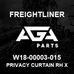 W18-00003-015 Freightliner PRIVACY CURTAIN RH X | AGA Parts