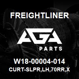 W18-00004-014 Freightliner CURT-SLPR,LH,70RR,X | AGA Parts