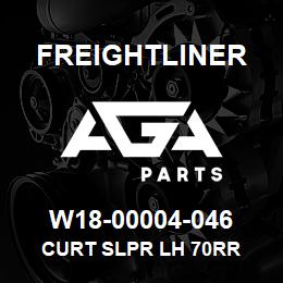 W18-00004-046 Freightliner CURT SLPR LH 70RR | AGA Parts