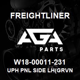 W18-00011-231 Freightliner UPH PNL SIDE LH(GRVN | AGA Parts