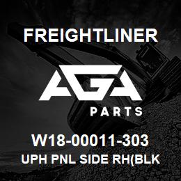 W18-00011-303 Freightliner UPH PNL SIDE RH(BLK | AGA Parts