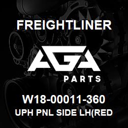 W18-00011-360 Freightliner UPH PNL SIDE LH(RED | AGA Parts