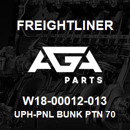 W18-00012-013 Freightliner UPH-PNL BUNK PTN 70 | AGA Parts