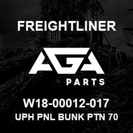 W18-00012-017 Freightliner UPH PNL BUNK PTN 70 | AGA Parts