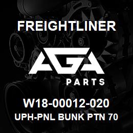 W18-00012-020 Freightliner UPH-PNL BUNK PTN 70 | AGA Parts