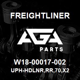 W18-00017-002 Freightliner UPH-HDLNR,RR,70,X2 | AGA Parts