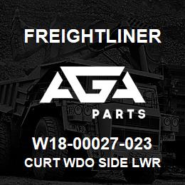 W18-00027-023 Freightliner CURT WDO SIDE LWR | AGA Parts