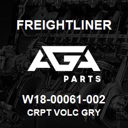 W18-00061-002 Freightliner CRPT VOLC GRY | AGA Parts