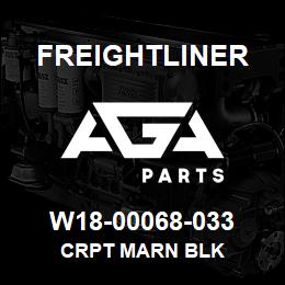 W18-00068-033 Freightliner CRPT MARN BLK | AGA Parts