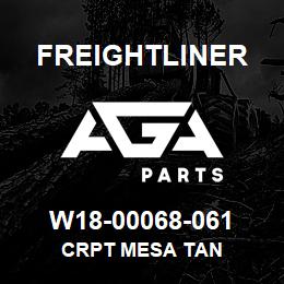 W18-00068-061 Freightliner CRPT MESA TAN | AGA Parts